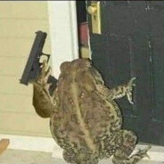 Frog with a glock