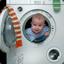 A Baby In A Washing Machine