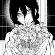 紫发碧眼挂红晕