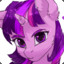 Purple Sparkle Horse