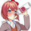 Sayori and vodka ( ✖ _ ✖ )