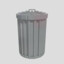 poly trashcan