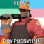 I love boy pussy