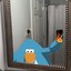 Penguin Taking a Mirror Selfie