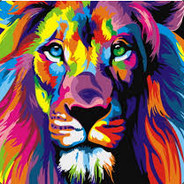 Painted Lion