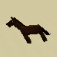 horse walks in