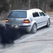 Volskwagen Golf 4 (with smoke)