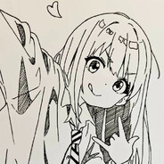 蓝发双马尾但是水王级