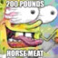 200 POUNDS HORSE DIH