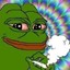 pepe smokes weed