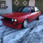 Red 1990 BMW E30 316i Sedan