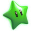 green colored star