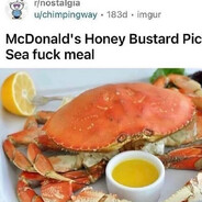 mcdonalds honey bustard sea meal