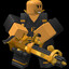 2x Golden Minigunner