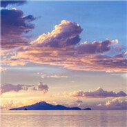 夕阳下的喜羊羊