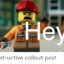 Hey, lego city man is drowning
