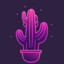 PURPLE CACTUS