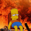 Bart on fire