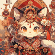 一只忧郁的小猫