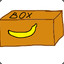 Banana in a box.