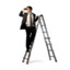 Man on a ladder