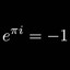 e^(pi*i) = -1