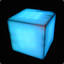 Blue cube