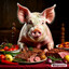 Pig on cruiser