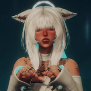 pure white catgirl