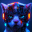 Cbyerpunk cat