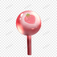爱吃草莓棒棒糖