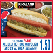 Costco Hot Dog