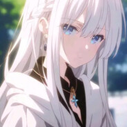 白毛少女可爱捏