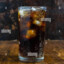 stock photo cola glass