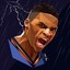 扣篮像Russell