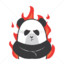 Pandas are on fire