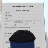 the job application