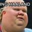 Eating Haaland