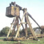 Trebuchet full of gravel