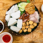 bún đậu chấm tuơng ớt