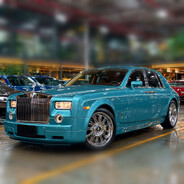 Rolls-Rouse цвета аква