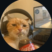 A Cat Sippin Cola