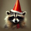 Festive Raccoon