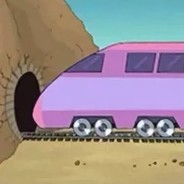 Оничан паравозик едет в тоннель