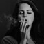Lana z papieroskiem