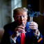 Donald trump smoking a bong