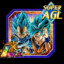 Lr Agl SSGSS Goku &amp; SSGSS Vegeta