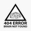 404 Error : Brain Not Found