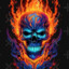 skull ending fire blame