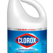 A bottle of bleach